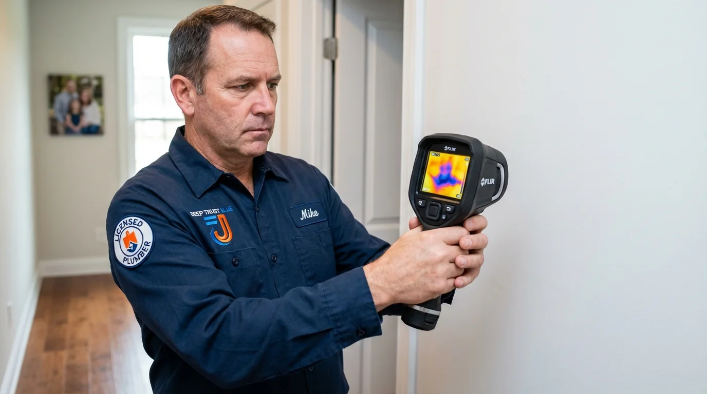 Thermal imaging leak detection by Johns Plumbing LLC in Park Rapids